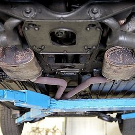 Unterboden eines Autos